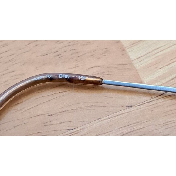 Catherine Deneuve Eyeglasses Frames CD-118 BRN 135 Gold/Pink Oval Flex Hinge - Picture 10 of 12